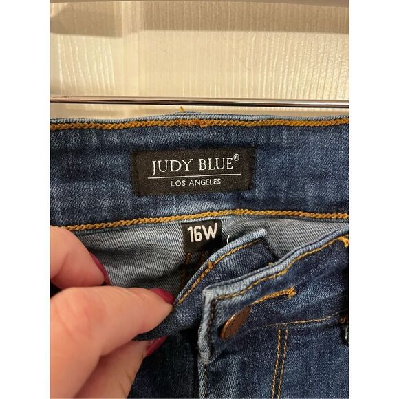 Judy Blue Skinny Fit Mid Rise Jeans sz 16W EUC - Picture 4 of 7